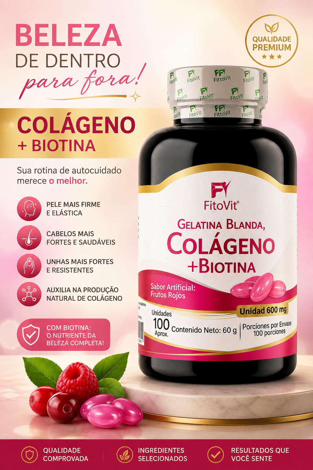 COLAGENO + BIOTINA X100UND SOFTGELS