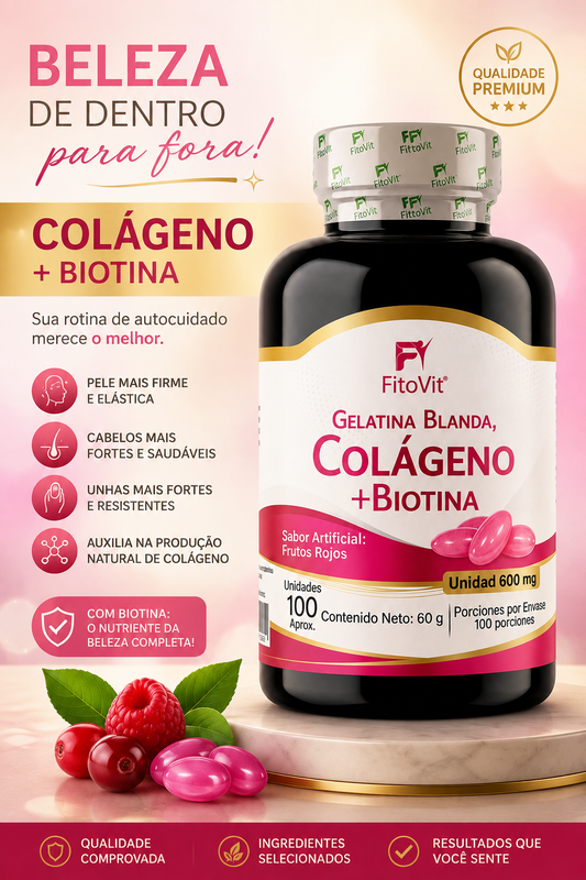 COLAGENO + BIOTINA X100UND SOFTGELS